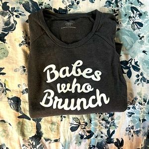 Motherhood Maternity Nursing Sweatshirt - Sz L